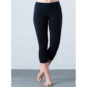 Crane & Lion Capri Thighs Leggings wicking fabric mesh calf Mid-rise side piping